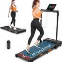 THERUN Walking Pad with Handle Bar, Compact Under Desk Portable Treadmill