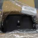 CEROELDA Small Trash Can with Lid-5L/1.3 Gal,Stainless Steel Outdoor Dog Poop Garbage Can-Farmhouse Retro Metal Waste Bin w/Step Pedal for Bathroom Bedroom Office-Soft Close-Black