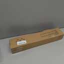 KAMANINA 3 Pack Curtain Rods No Drilling for Windows 32 to 86 Inches, 5/8 Inch Diameter Adjustable Single Curtain Poles with Adhesive Brackets, Bronze