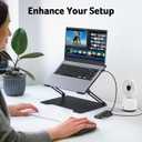 Acer USB Hub 4 Ports, Multiple USB 3.0 Hub, USBA Splitter for Laptop with Type C Power Port, Extender for A Port Laptop, PC, Desktop and More (4ft)