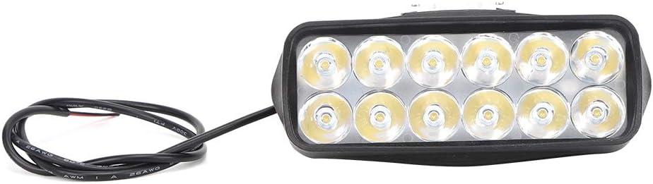 Keenso Motorcycle LED Light, Universal High Brightness 12V-80V Electric LED Lights Tricycle Conversion Light for Motorcycle, Electric Bike, Tricycle