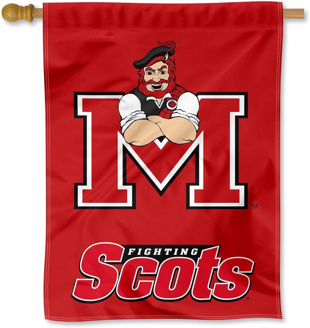 Monmouth Fighting Scots Double Sided House Flag