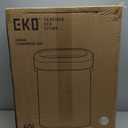 EKO Urban 16 Gallon/60 Liter Open Top Stainless Steel Slim Commercial Trash Can, Tall Kitchen Trash Bin, Heavy-Duty Commercial Grade Large Garbage Bin for Home, Office, Hotel, Cafe, Restaurant, Dorm