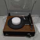 Record Player Built-in Stereo Speakers Vintage Turntable for Vinyl Records LP Phonograph Belt Drive 3 Speed 3 Size Support Wireless Input RCA Output Auto Stop Tone Adjustment Retro Wooden Walnut Brown