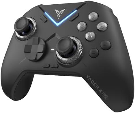 FLYDIGI Vader 4 Pro Controller Force Adjustment Lever Joystick, Hall & Micro Triggers, 1000Hz Report Rate, 4-Motor Stereo Vibration, 800mAh, Multi-Platform for PC/NS/Android/TV (No Xbox/PS)