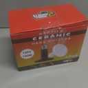 LUCKY HERP 150W Ceramic Heat Emitter, Reptile Heat Bulbs, Ceramic Heat Lamp for Reptiles, Amphibian, Chicken, Dog, Cat (2-Pack)