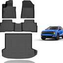 KELCSEECS Floor Mats & Cargo Liner for 2026 Kia Sportage Hybrid(Not Fit for PHEV) All Weather Car Mats Trunk Mat Kia Sportage Hybrid Floor Mats Accessories Black, Set name: 118)For 2026-2027 Kia Sportage Hybrid Full Set
