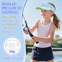 Kids Sun Visor Hats for Girls Boys, Lightweight Cooling Stretchy Visor, Packable Sports Hat for Running, Tennis, Golf