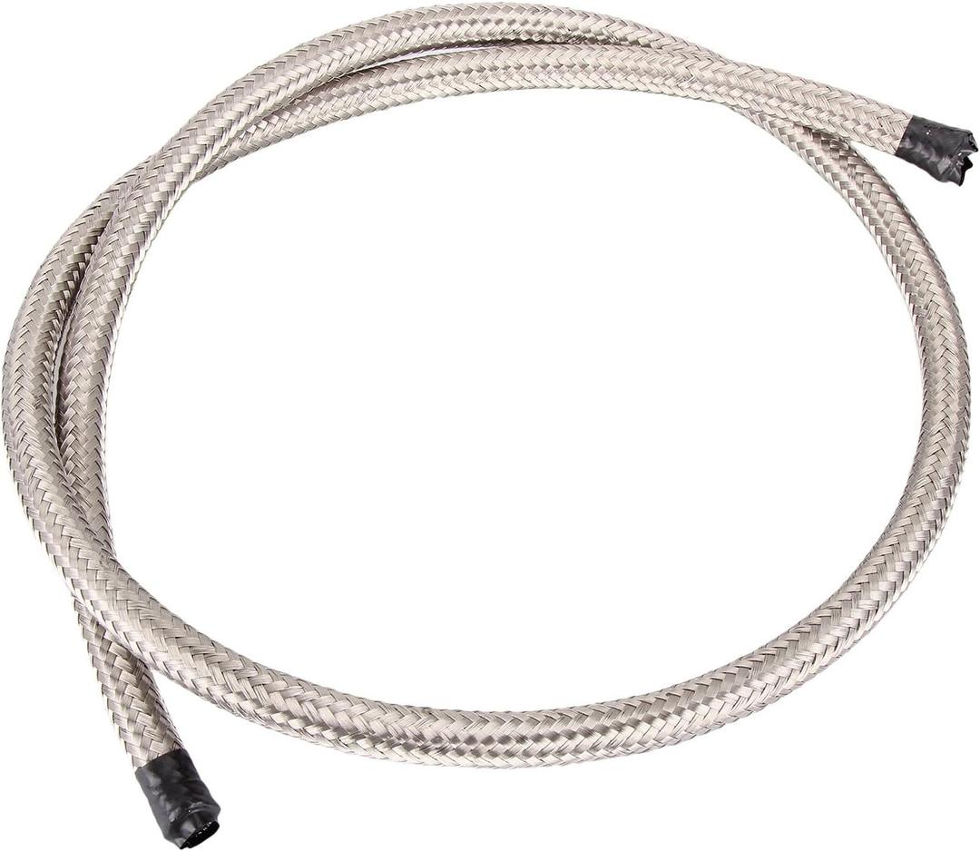 Universal AN-4 AN4 AN04#308 Stainless Steel Braided Fuel Line Oil Gas Hose each 1 Meter/3.3 Ft Long