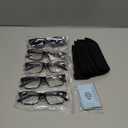 NORPERWIS Reading Glasses 5 Pairs Quality Readers Spring Hinge Glasses for Reading for Men and Women (2 Black 2 Tortoise 1sun, 2.25)