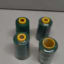 AK Trading 4-Pack Pine Green All Purpose Sewing Thread Cones (6000 Yards Each) of High Tensile Polyester Thread Spools for Sewing, Quilting, Serger Machines, Overlock, Merrow & Hand Embroidery