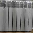 Quiet Energy Saving Hot Water Radiator, 8-Panel Wall-Mounted Aluminum Radiator Heater for Kitchen, Bathroom and Bedroom