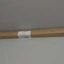 Amazon Basics No Drill Spring Tension Curtain Rod, Adjustable Length 36-54", Classic Finial, White