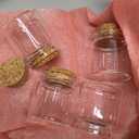 24Pack Glass Bottles with Lids, 50ml Small Glass Bottles with Cork Stopper Storage, Decorative Empty Mini Glasses Bottle for DIY Art Crafts, Projects Decoration, Party Supplies,Wedding