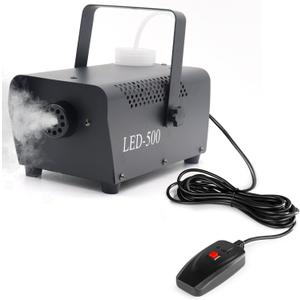 Fog Machine, 500W Smoke Machine with Wired Remote Control for Halloween, Party,DJ, Outdoor, Indoor and Stage Effect