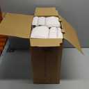 MIULEE Pinch Pleated Thick Linen Curtains 90 Inches 4 Panels Set Ivory Cream Back Tab Memory Trained Pinch Pleat Semi Sheer Light Filtering Privacy Curtains Window Drapes for Living Room Bedroom Birch