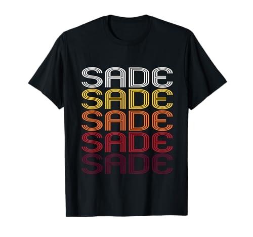 Sade Retro Wordmark Pattern - Vintage Style T-shirt T-Shirt XL