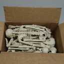 5 Pack 18" Posable Halloween Skeleton Decorations,Human Bones for Halloween Party with Movable Joints,for Haunted Houses, Front Lawn, Graveyard Props