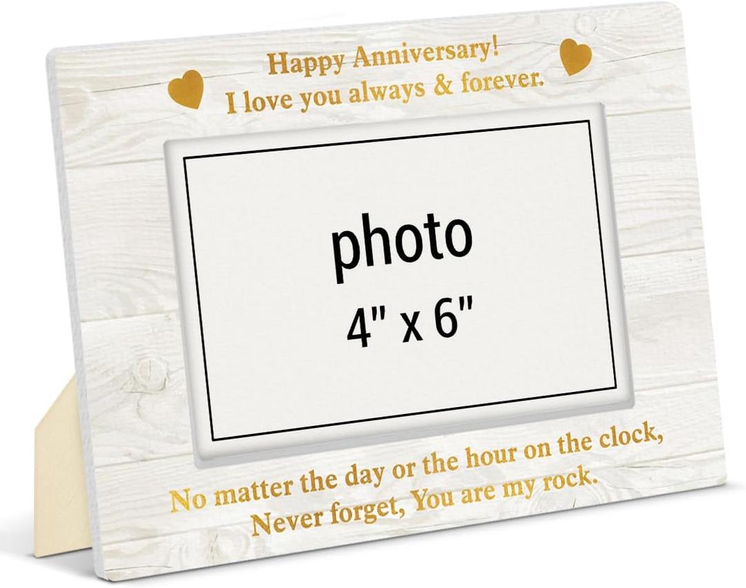 Anniversary Picture Frame Gifts for Men Women Husband Wife Couple