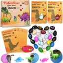 Valentines Day Gifts for Kids, Valentines Day Cards for Kids, Set of 30 Dinosaur Eggs Hatching Dino Egg Grow in Water, Valentine Exchange for Toddlers Girls Boys School Class Classroom Party Favors