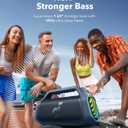 soundcore Boom 2 Plus By Anker, Outdoor Speaker, 140W, 2+2 Channel, BassUp 2.0, 20H Playtime, Fast Charge, IPX7 Waterproof, RGB Lights, Power Bank, Bluetooth 5.3, Portable for Outdoors, Camping, Beach