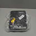 Uniclife 20 Position Key Cabinet with Key Lock Wall Mounted Black Security Storage Box Steel Key Organizer with Colorful Key Tag Labels Stickers and Hooks