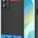 for Samsung Galaxy S25-FE Case,Galaxy S25 FE 5G Case,snap on,3D Cartoon Cute Kawaii Fun Cool Funny Video Game Design Phone Case,Full Body Camera Protection Cover for man Women Teen Blue Red Black