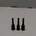 Hanger Bolt Driver, 1/4"-20,3/8"-16, 5/16"-18 Hanger Bolt Installation Tool, Hexagon Head Drill Driver Bits for Woodworking - 3 Pcs