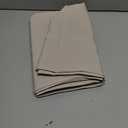 Rectangle 4 Feet Tablecloth 52x70 inch Linen Textured Table Cloth Stain and Wrinkle Resistant Washable Polyester, Decorative Table Cover Waterproof for Dining, Buffet and Camping, Beige