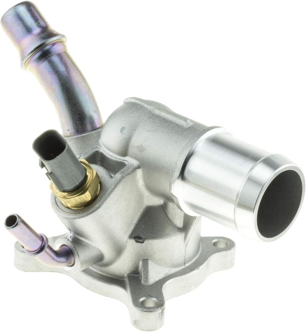 MotoRad 816-194 Integrated Housing Thermostat 194 Degrees Pack of 1 Engine Coolant Thermostat Housing Assembly Fits Jeep Cherokee 1423 Compass 1822 Renegade 1521 Dodge Dart 1316 Chrysler 200 1517