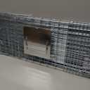 Humane Live Animal Trap Cage 32" × 13" × 11",Heavy-Duty Live Catch Cage for Raccoon, Squirrel, Stray Cats, Groundhogs, Armadillos, Opossums, Rabbits, Skunk, Mole, Small Wildlife Control