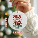 2 x Santa Says 67 Christmas Ornament 2025 | 6 7 Ornaments | Funny 67 Meme Ornament | Funny Christmas Ornaments | Gen Alpha Gift | Teen Boy Gift