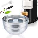 Reusable Ver*tuo Next Coffee Pods Holder Stainless Steel Refillable Filters Vert*o Coffee Pods pods Only Compatible with Nesp*esso VER*TUO NEXT - 3.0 Genaration