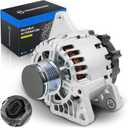 373002E200 1.8L 2.0L L4 Alternator for Hyundai Elantra 2011-2017, for Kia Forte Forte5 Forte Koup Soul 2012-2016, Replaces 11610N FG10T011 37300-2E210 3730023650RU 2610428 2618577