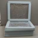 Clear Acrylic Dog Playpen with Door, 24 Inch Tall Plastic Puppy Playpen, Easy Assemble Pet Fence, 10 Panel Indoor Dog Play Pen for Puppies/Small (24 Inch High, 10 Panel)