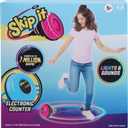 Just Play Skip It Retro Outdoor Toy, Light Up Ball and Digital Counter, Blue, Soft Foam Padded Ankle Ring, 31-inch Long, Screen Free Play, Toys for Kids Ages 5 Up (Teal)