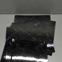 12 Sheets Peel and Stick Backsplash Tiles, 11.8"x11.8" Black Stick on Wall Tiles, Self Adhesive Marble Tile Sticker, Waterproof Wall Decals for Kitchen Bathroom Laundry Room 02