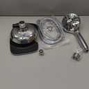 INAVAMZ 2-in-1 Shower Heads with Handheld Spray Combo: 10” Rainfall Shower Head & Hand Held Shower Head, 9 Spray Settings Detachable Shower Head with ON/OFF Switch and 15-Stage Filter