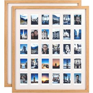 Namalu 2Pcs 2 x 3 Multi Pictures Collage Frame Wall Decor with 30 Openings, 18.5 x 21''