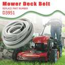 D3951 Mower Deck Belt Fit for Country Clipper Avenue A100 A105 Boulevard B200 B205 for Challenger D500 XLT 60" Zero-Turn Mowers, 169" x 5/8" Lawn Mower V Belt