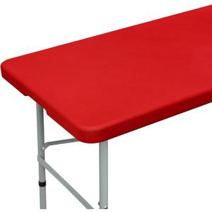 NEWISHER Fitted Rectangle Tablecloth 36 x 48 Inch Elastic Table Cloth Stretch Spandex Table Cover Red Washable Polyester Table Top Cap Cover for Dining Picnic Camping Indoor and Outdoor