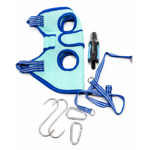 Kkiimatt Dog Grooming Hammock, XXS Dog Hanging Harness Holder for Nail Clipping,Nail Trimming Hammock, Grooming Sling Hanger Restraint Bag with Wide Strap Sewed, XXS
