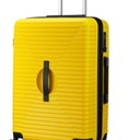 Travelhouse luggage,Hardside Carry On Travel Suitcase with Spinner Wheels, Multi-directional Spinner Wheels Uprigth Lightweight Underseater for Airplanes (Orange)