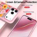 Magnetic for iPhone 17 Pro Case (2025), [Military Grade Drop Protection] [Compatible with MagSafe] Shockproof Slim Translucent Matte Anti-Slip Women Girls Men Phone Cover, Tender Pink