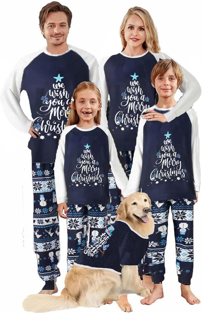 Urkutoba Matching Family Christmas Pajamas Christmas Pjs Family Matching Set Family Matching Christmas Pajamas Xmas Sleepwear(#138-Men, X-Large)