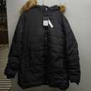 Orolay Women's Winter Down Jacket with Faux Fur Trim Hood (Medium, Midnight)