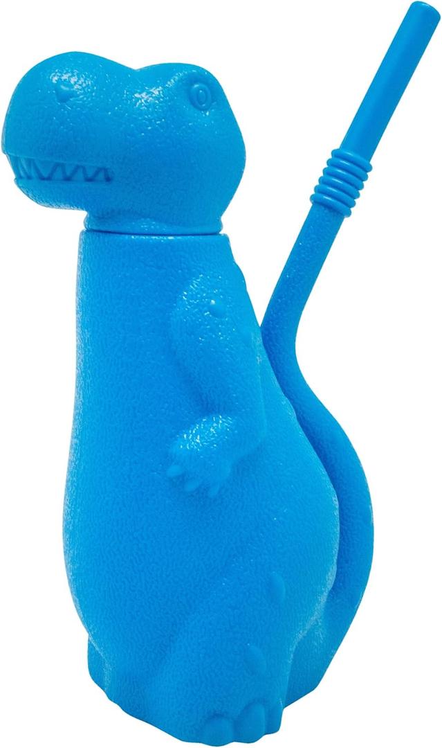 Dinosaur Shaped Sippy Cup, Bottle for Kids: Holds 6 oz, Colors Vary, Dinosaur Shaped Sippy Cup For Reducing Spills, Great For Small Hands, Drinking Milk Made Fun!