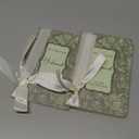 2 Pcs Sage Green Wife and Husband Wedding Vow Books with Ribbon Bow Floral Vow Books Notebook for Wedding Vows Gift for Bride and Groom with 48 Pages 3.94 x 5.91 Inches Bridal Shower Gifts