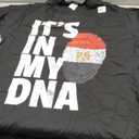 It's in My DNA Egypt Egyptian Flag Men Women Kids Gift T-Shirt (Black, XL)