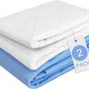 Reusable Bed Pads 34" X 36" 2 Pack, Washable Waterproof Pads for Incontinence, Absorbent Leak-Proof Underpads for Pee Bed Wetting, Potty Training,for Kids Pets Adult